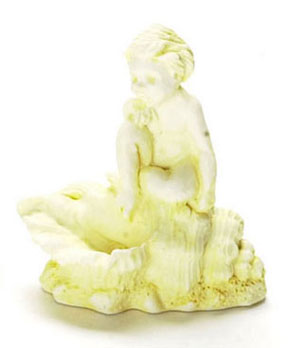 Dollhouse Miniature Sitting Angel-Ivory